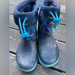 Crocs Crocband LodgePoint Graphic Winter Boots - Kids'